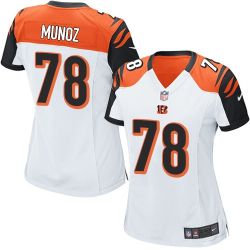 Cheap Anthony Munoz Bengals Women Jersey From China White Game #78