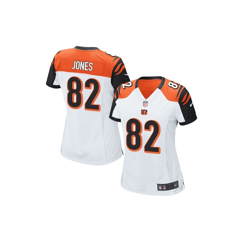 Cheap Marvin Jones Bengals Women Jersey From China White Game #82