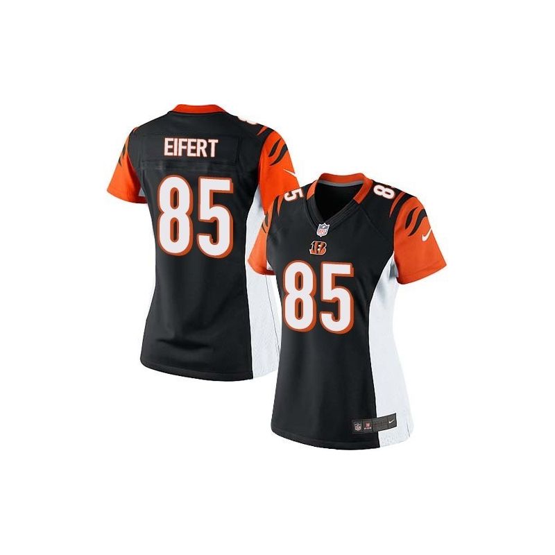 Cheap Tyler Eifert Bengals Women Jersey From China Black Game #85