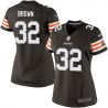 Cheap Jim Brown Browns Women Jersey From China Brown Game #32