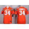 Cheap Isaiah Crowell Browns Women Jersey From China Orange-2015 Game #34