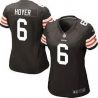 Cheap Brian Hoyer Browns Women Jersey From China Brown Game #6