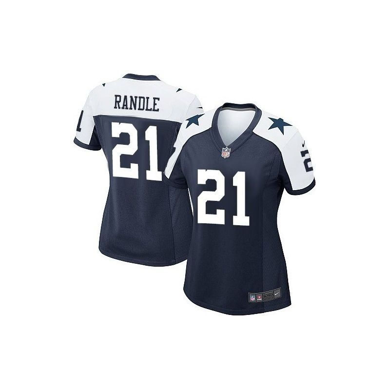 Cheap Joseph Randle Cowboys Women Jersey From China Blue-Thanksgiving Game #21