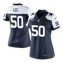 Cheap Sean Lee Cowboys Women Jersey From China Blue-Thanksgiving Game #50