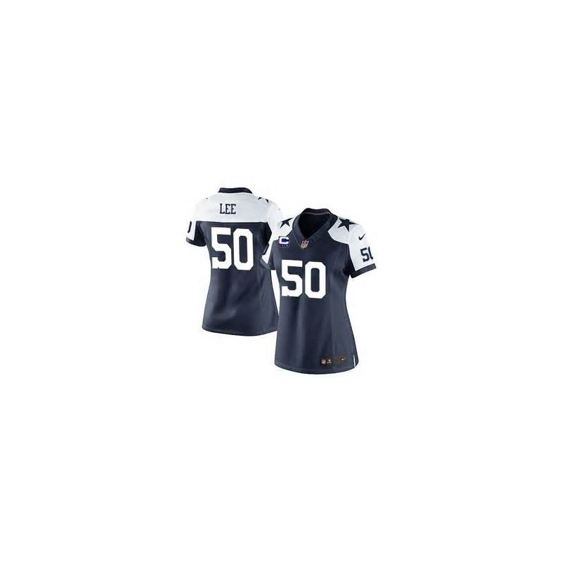 Cheap Sean Lee Cowboys Women Jersey From China Blue-Thanksgiving Game #50