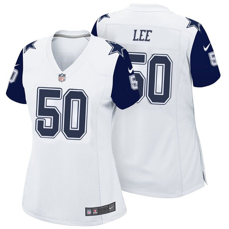 Cheap Sean Lee Cowboys Women Jersey From China White-Rush Game #50