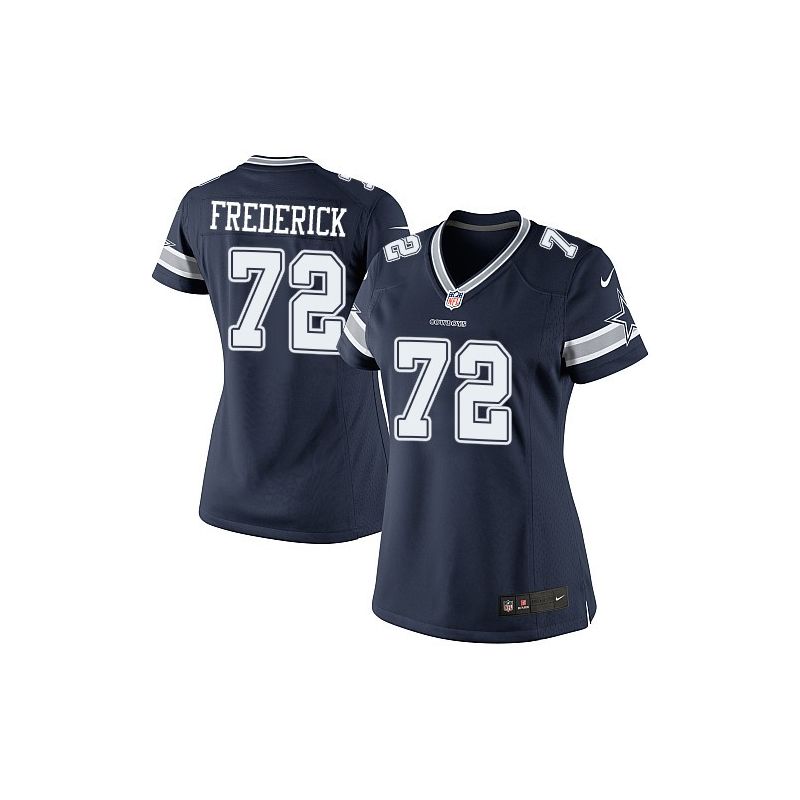 Cheap Travis Frederick Cowboys Women Jersey From China Blue Game #72