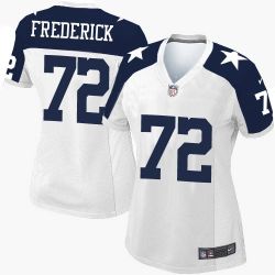 Cheap Travis Frederick Cowboys Women Jersey From China White-Thanksgiving Game #72