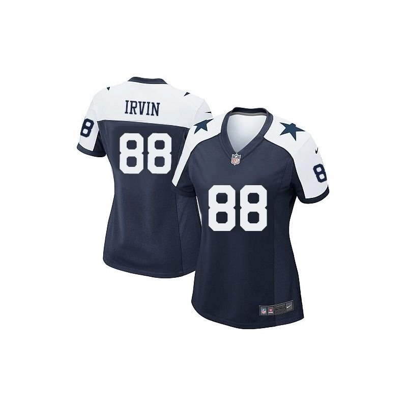 Cheap Michael Irvin Cowboys Women Jersey From China Blue-Thanksgiving Game #88