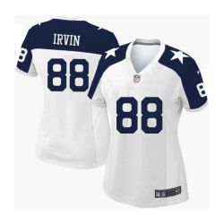 Cheap Michael Irvin Cowboys Women Jersey From China White-Thanksgiving Game #88