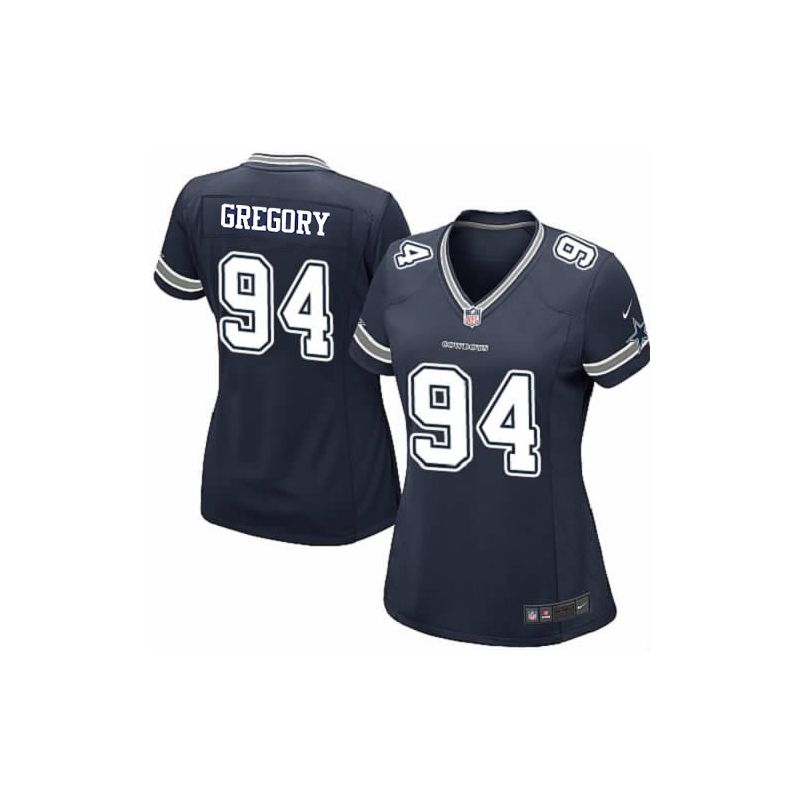 Cheap Randy Gregory Cowboys Women Jersey From China Blue Game #94