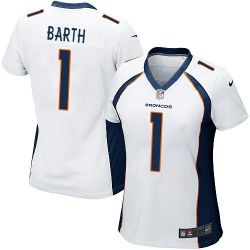 Cheap Connor Barth Broncos Women Jersey From China White Game #1