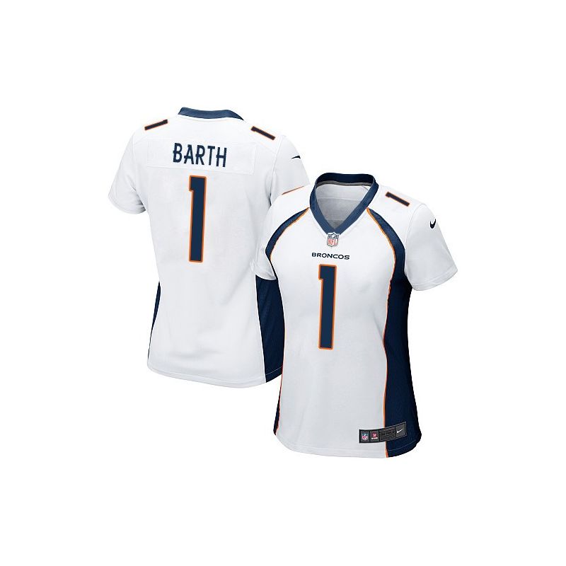 Cheap Connor Barth Broncos Women Jersey From China White Game #1