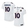 Cheap Emmanuel Sanders Broncos Women Jersey From China White-Super-Bowl-50-Game-Event Game #10