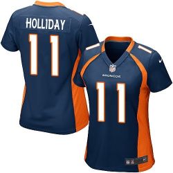 Cheap Trindon Holliday Broncos Women Jersey From China Blue Game #11