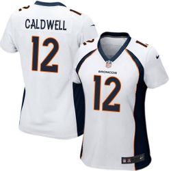 Cheap Andre Caldwell Broncos Women Jersey From China White Game #12