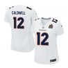 Cheap Andre Caldwell Broncos Women Jersey From China White-Super-Bowl-50-Game-Event Game #12