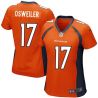 Cheap Brock Osweiler Broncos Women Jersey From China Orange Game #17