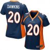 Cheap Brian Dawkins Broncos Women Jersey From China Blue Game #20