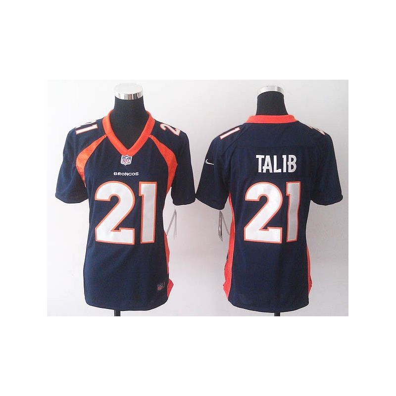 Cheap Aqib Talib Broncos Women Jersey From China Blue Game #21