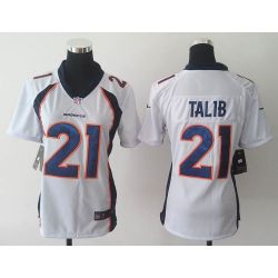Cheap Aqib Talib Broncos Women Jersey From China White Game #21
