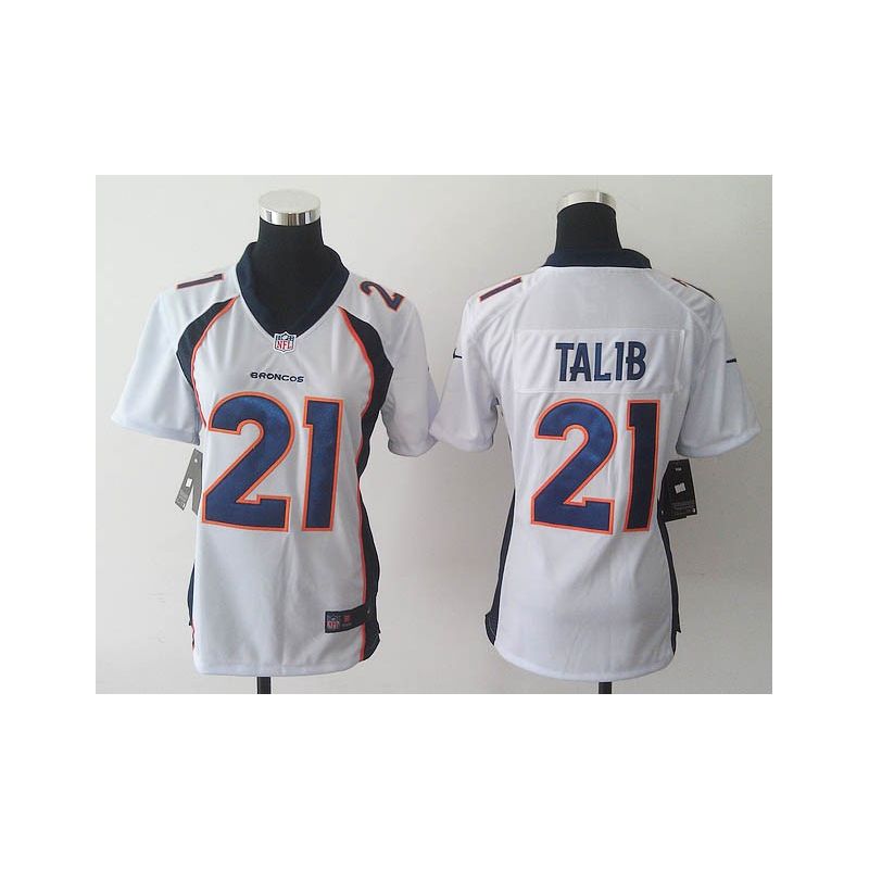 Cheap Aqib Talib Broncos Women Jersey From China White Game #21