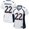 Cheap CJ Anderson Broncos Women Jersey From China White Game #22
