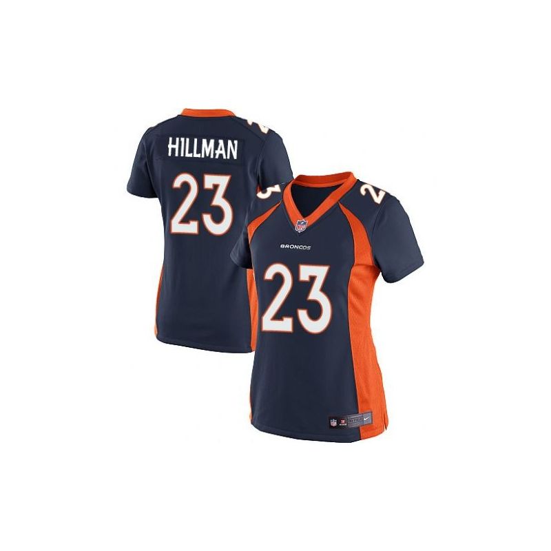 Cheap Ronnie Hillman Broncos Women Jersey From China Blue Game #23
