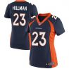 Cheap Ronnie Hillman Broncos Women Jersey From China Blue Game #23
