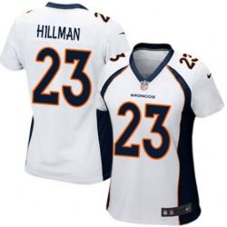 Cheap Ronnie Hillman Broncos Women Jersey From China White Game #23