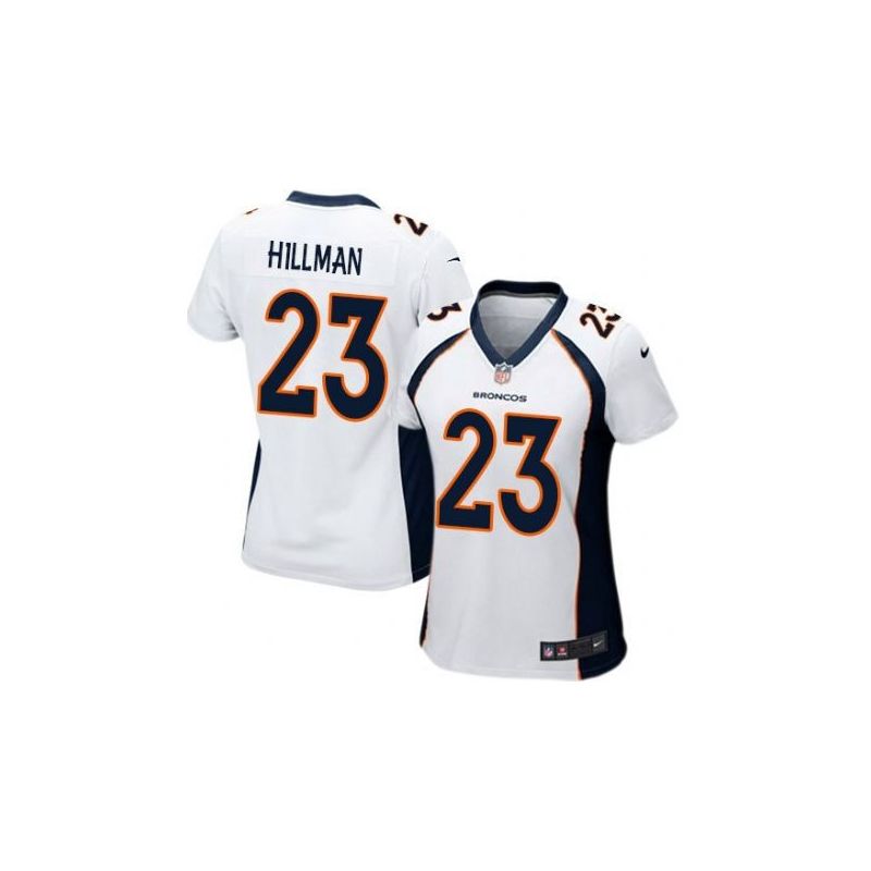 Cheap Ronnie Hillman Broncos Women Jersey From China White Game #23