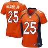 Cheap Chris Harris Jr Broncos Women Jersey From China Orange Game #25