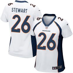 Cheap Darian Stewart Broncos Women Jersey From China White Game #26