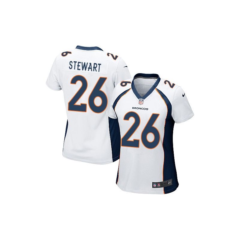 Cheap Darian Stewart Broncos Women Jersey From China White Game #26