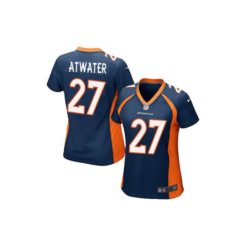 Cheap Steve Atwater Broncos Women Jersey From China Blue Game #27