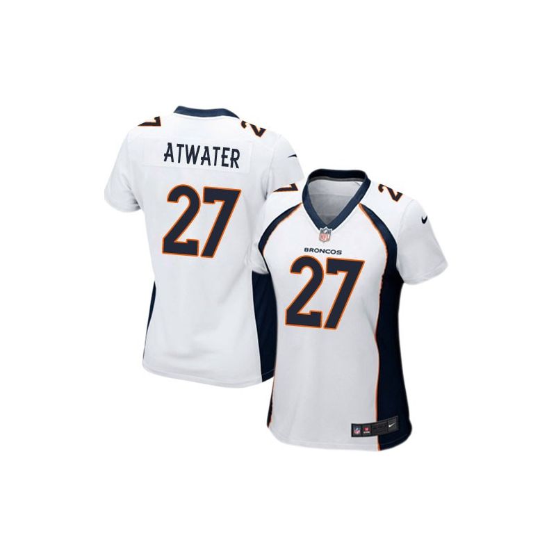 Cheap Steve Atwater Broncos Women Jersey From China White Game #27