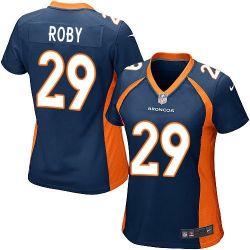 Cheap Bradley Roby Broncos Women Jersey From China Blue Game #29