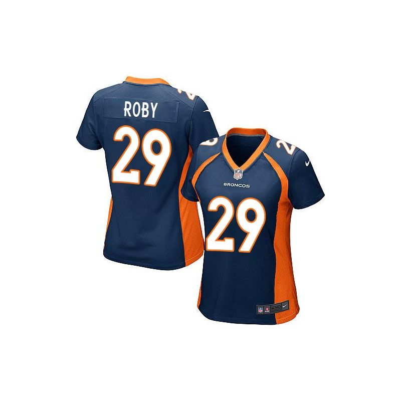 Cheap Bradley Roby Broncos Women Jersey From China Blue Game #29