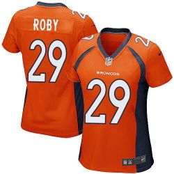 Cheap Bradley Roby Broncos Women Jersey From China Orange Game #29