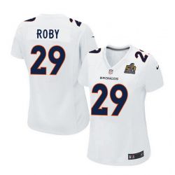 Cheap Bradley Roby Broncos Women Jersey From China White-Super-Bowl-50-Game-Event Game #29