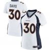 Cheap Terrell Davis Broncos Women Jersey From China White Game #30