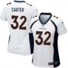 Cheap Tony Carter Broncos Women Jersey From China White Game #32
