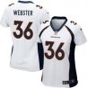 Cheap Kayvon Webster Broncos Women Jersey From China White Game #36