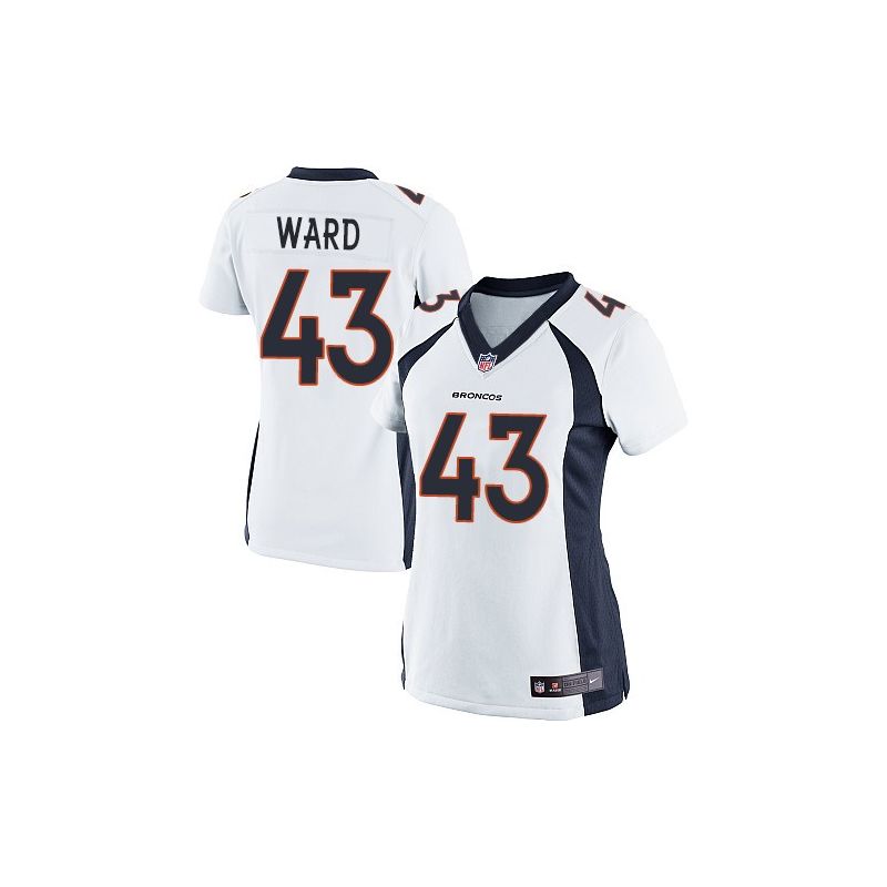 Cheap TJ Ward Broncos Women Jersey From China White Game #43