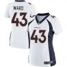 Cheap TJ Ward Broncos Women Jersey From China White Game #43