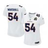 Cheap Brandon Marshall Broncos Women Jersey From China White-Super-Bowl-50-Game-Event Game #54