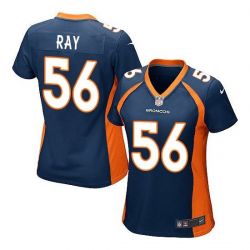 Cheap Shane Ray Broncos Women Jersey From China Blue Game #56
