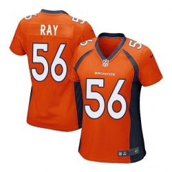 Cheap Shane Ray Broncos Women Jersey From China Orange Game #56