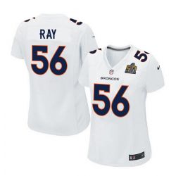 Cheap Shane Ray Broncos Women Jersey From China White-Super-Bowl-50-Game-Event Game #56