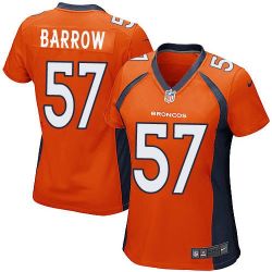 Cheap Lamin Barrow Broncos Women Jersey From China Orange Game #57
